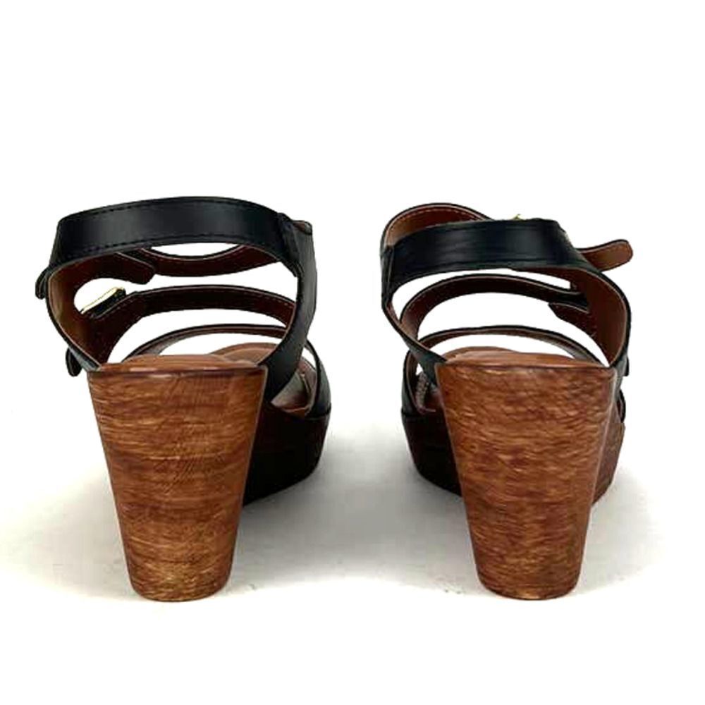 New Bella Vita Women Shoes Leather Sandals Open Toe Black Slingback Shoes US 10 - Picture 6 of 7